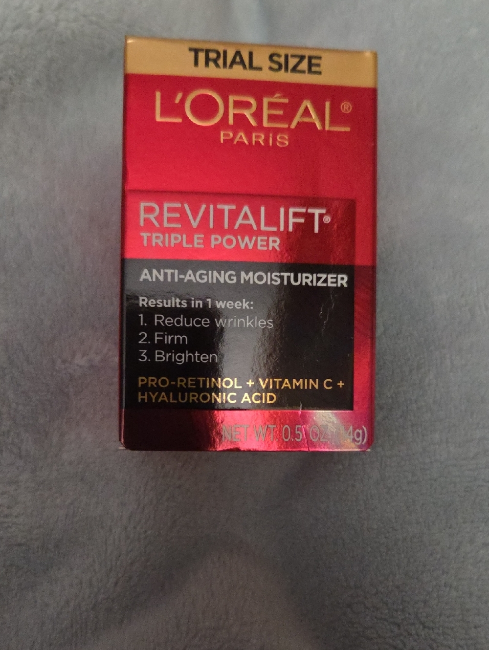 L'Oreal Revitalift Triple Power Anti-Aging Moisturizer - Red and Gold NWOT